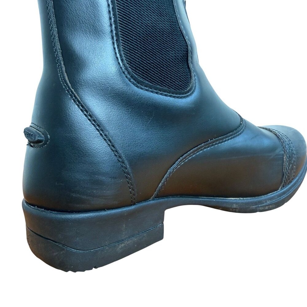 Moretta Clio Paddock Boots Women’s 5 Black Front Zip Equestrian Riding Chelsea - Picture 7 of 16